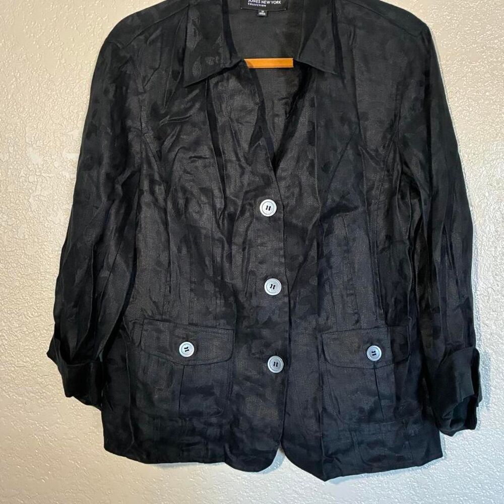 Jones-new-york Women's Black Jacket